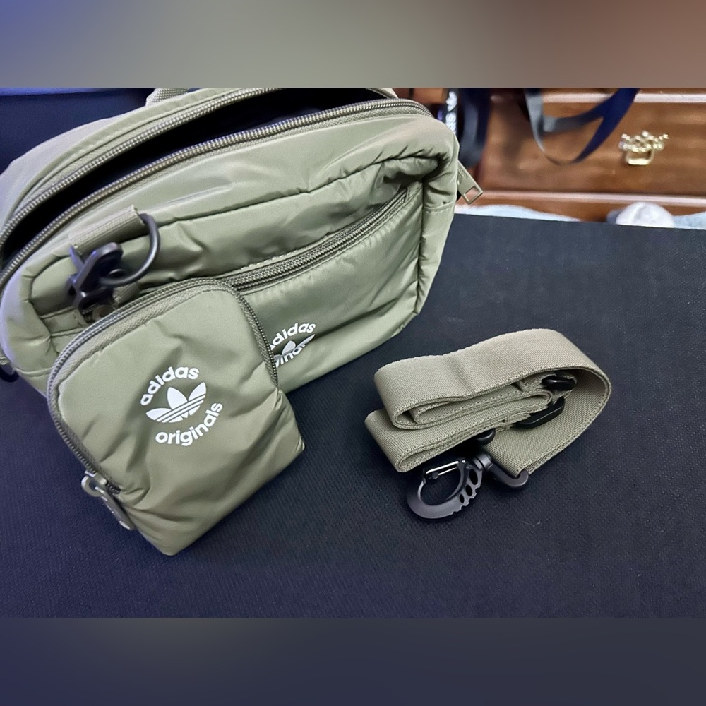 Adidas Originals Puffer Crossbody W/ Pouch